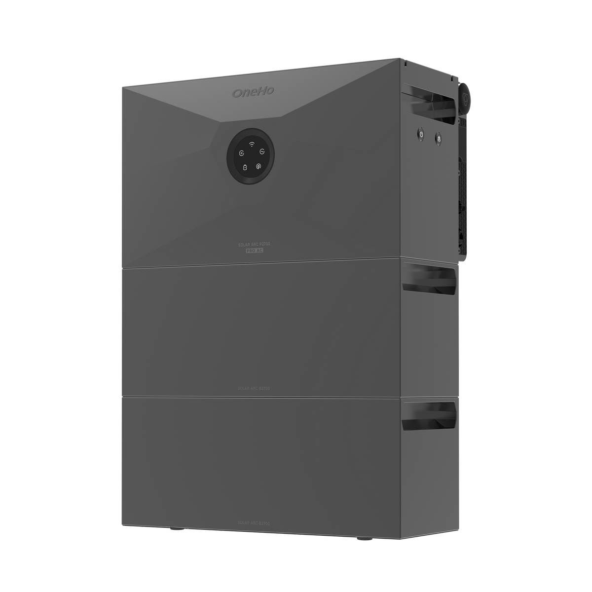 OneHo Solar Arc P2700 Pro + 2× B2700 – 7,83 kWh Thuisbatterijbundel